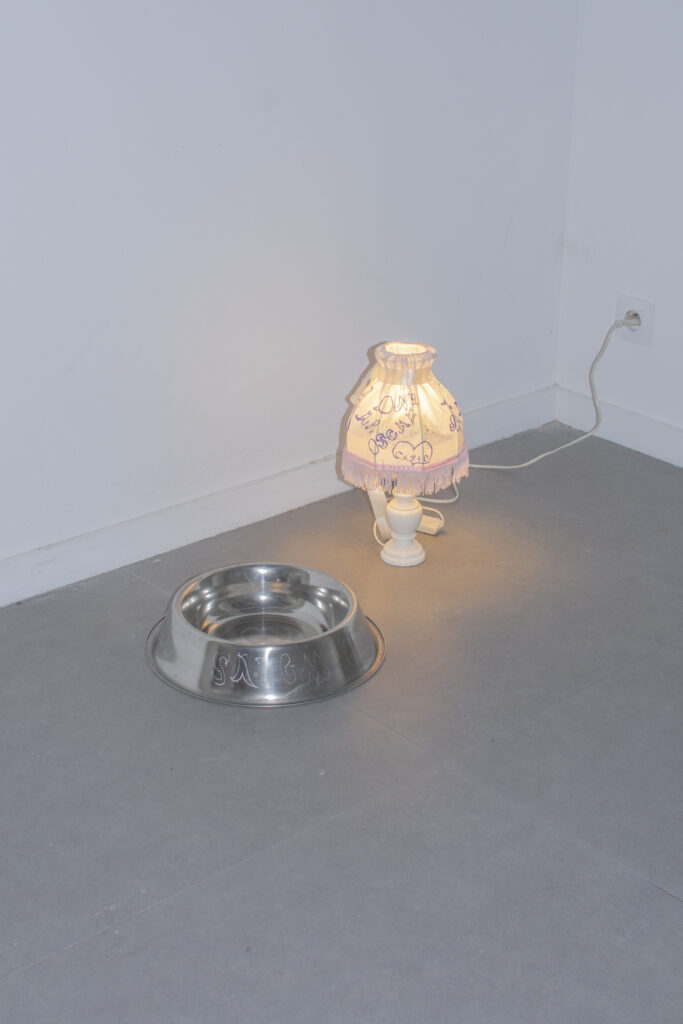 dog bowl lamp